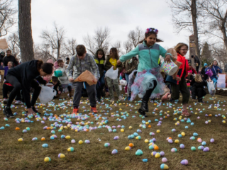 Start of the Easter Egg hunt