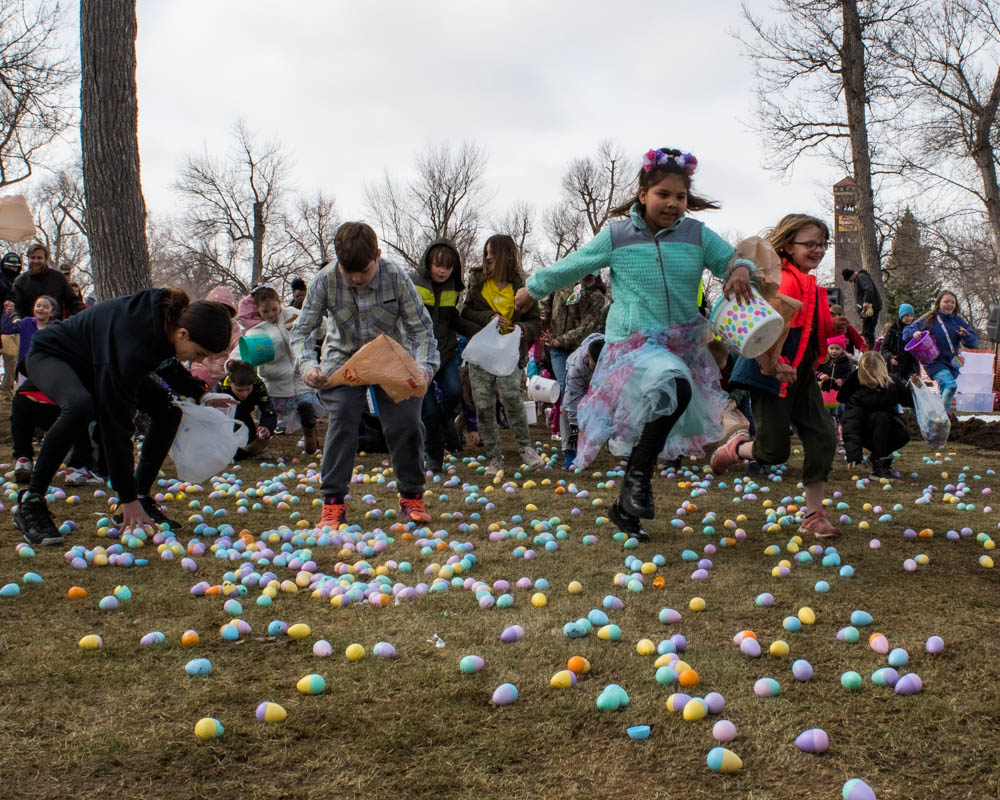 Start of the Easter Egg hunt