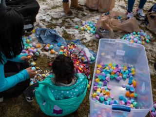 opening Easter Eggs