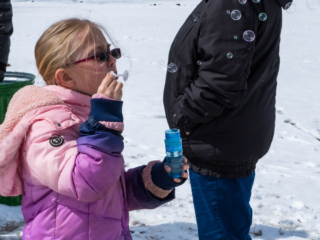 blowing bubbles again