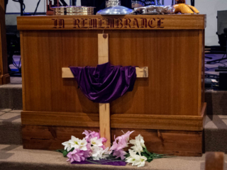 Easter Cross in the Set Free Sanctuary