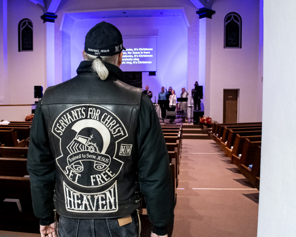 Pastor Cowboy in his Servants for Christ vest